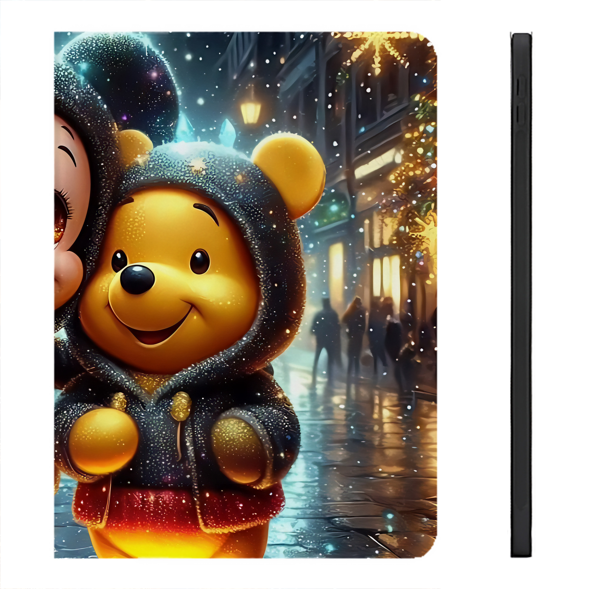 （画像用） ミッキーマウス Mickey Mouse IPadケース ペンホルダー付き ブックスタイルデザイン